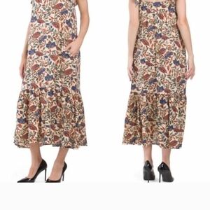 Floral Maxi Dress with Pockets